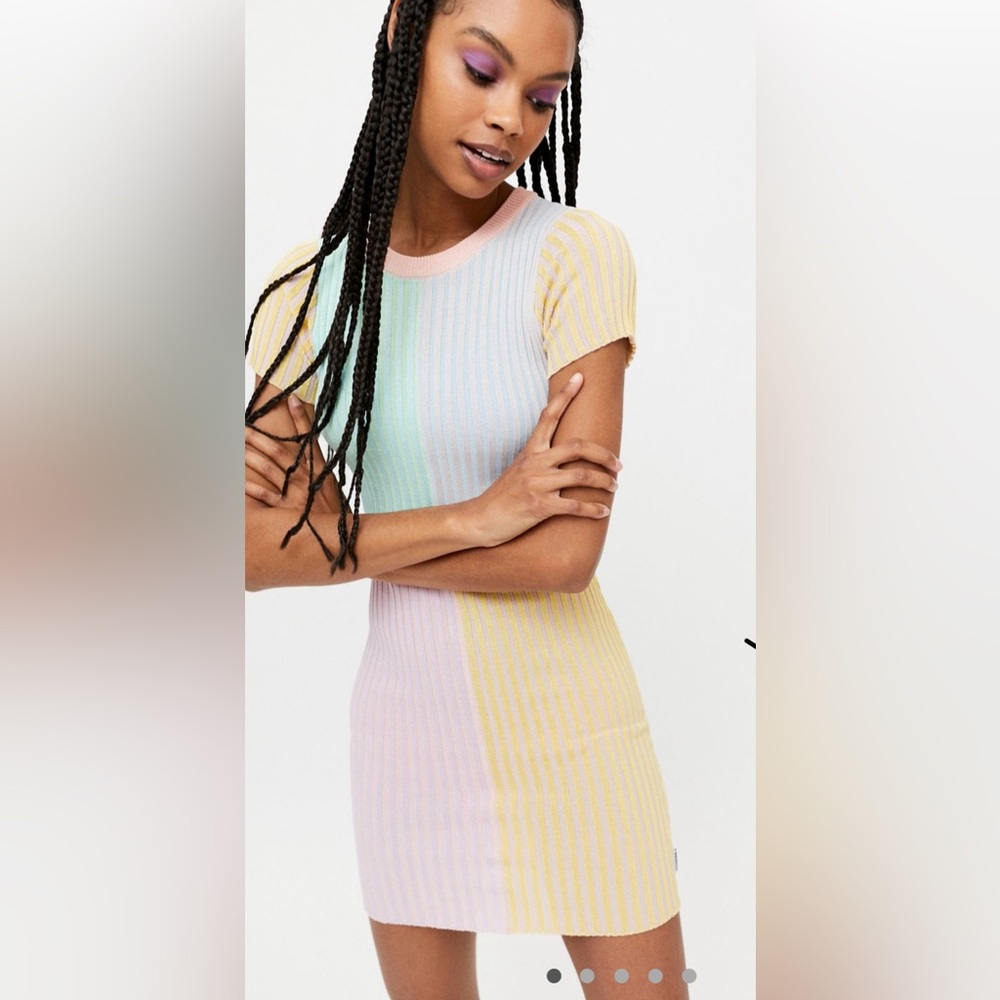 The Ragged Priest Ribbed Mini Dress - Picture 6 of 13